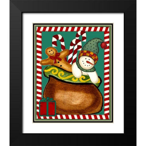 Gifts of Love Black Modern Wood Framed Art Print with Double Matting by Korsgaden, Laurie