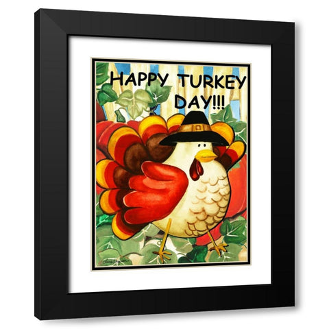 Turkey Black Modern Wood Framed Art Print with Double Matting by Korsgaden, Laurie
