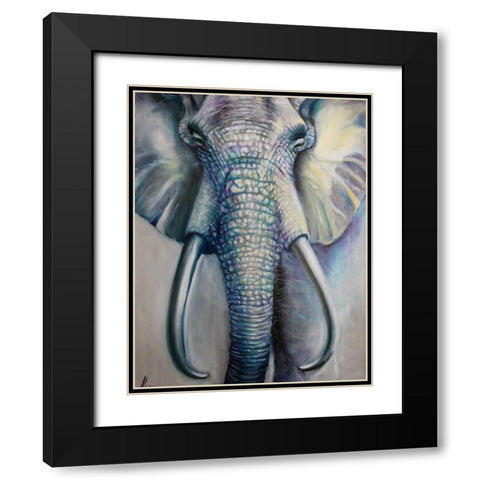 Maj 1 Black Modern Wood Framed Art Print with Double Matting by Colberg, Lisa