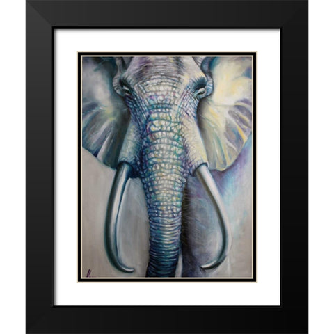 Maj 1 Black Modern Wood Framed Art Print with Double Matting by Colberg, Lisa