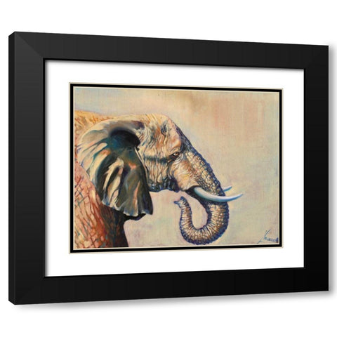 Dream Little Girl 1 Black Modern Wood Framed Art Print with Double Matting by Colberg, Lisa