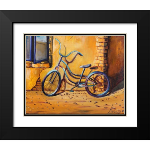 Bicycle 1 Black Modern Wood Framed Art Print with Double Matting by Colberg, Lisa