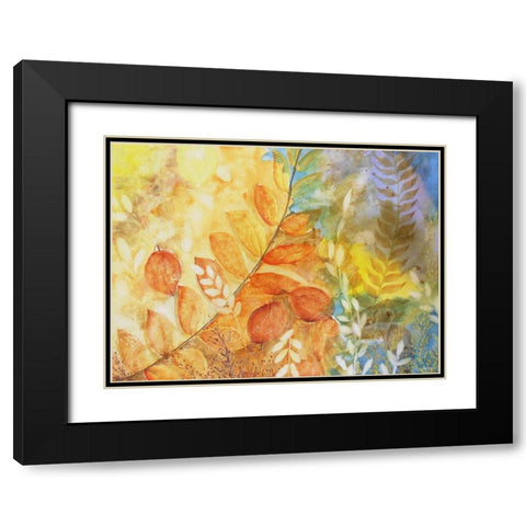 Mineral Wood Black Modern Wood Framed Art Print with Double Matting by Rossi, Lorraine