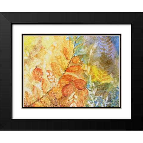 Mineral Wood Black Modern Wood Framed Art Print with Double Matting by Rossi, Lorraine