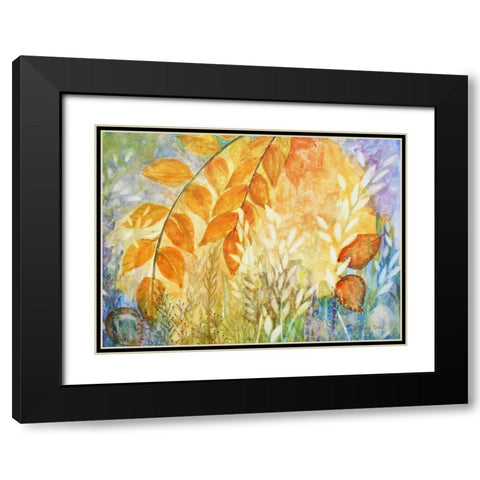 Mineral Wood II Black Modern Wood Framed Art Print with Double Matting by Rossi, Lorraine
