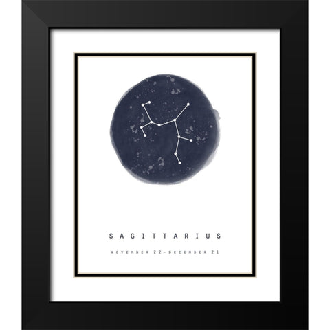 Sag Black Modern Wood Framed Art Print with Double Matting by Straatsma, Leah