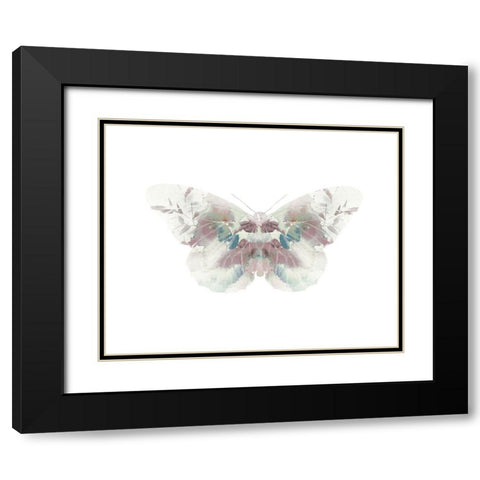 Butterfly 2 Black Modern Wood Framed Art Print with Double Matting by Straatsma, Leah
