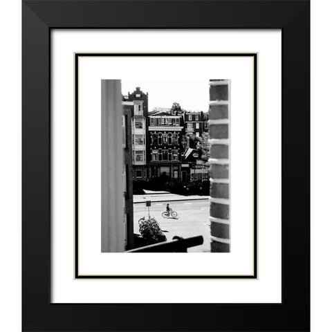 Amsterdam 2 Black Modern Wood Framed Art Print with Double Matting by Straatsma, Leah