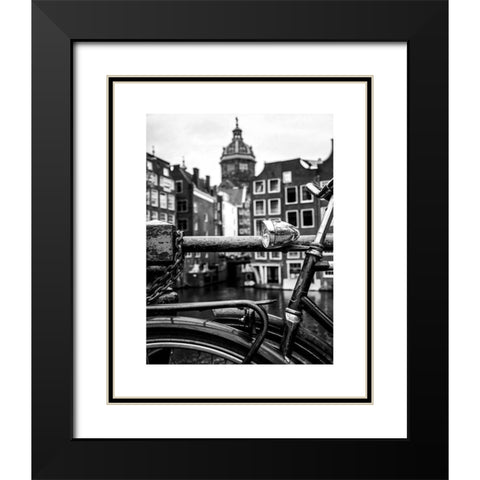 Amsterdam 4 Black Modern Wood Framed Art Print with Double Matting by Straatsma, Leah