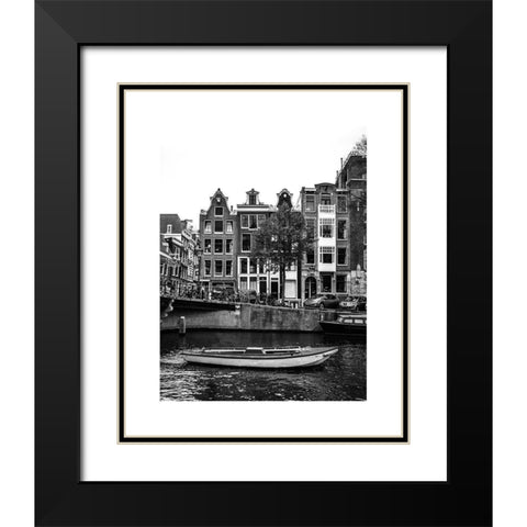 Amsterdam 5 Black Modern Wood Framed Art Print with Double Matting by Straatsma, Leah