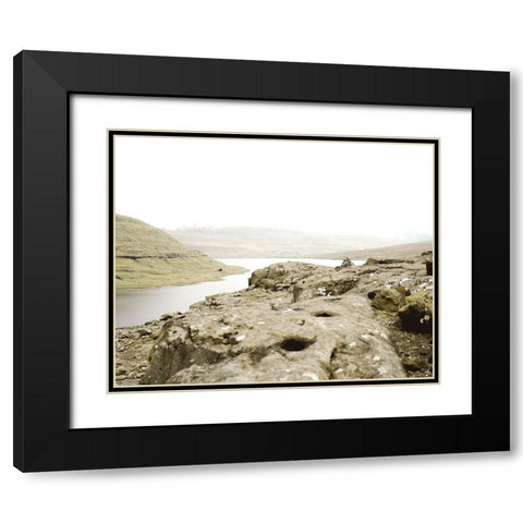 Beautiful Rugged Terrain Black Modern Wood Framed Art Print with Double Matting by Straatsma, Leah