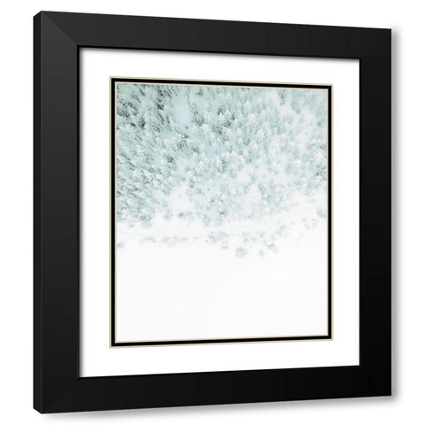 Winter Wonderland Black Modern Wood Framed Art Print with Double Matting by Straatsma, Leah