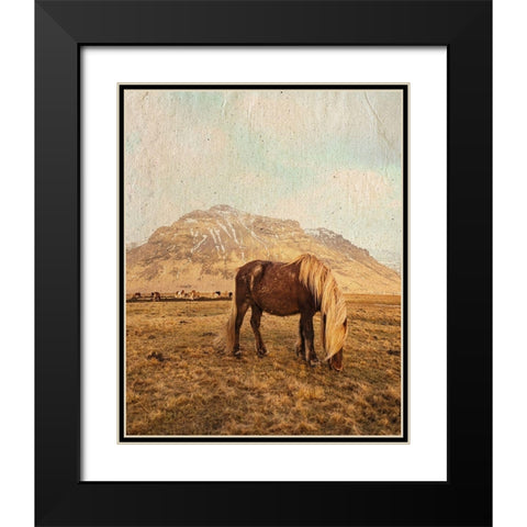Home on the Range Black Modern Wood Framed Art Print with Double Matting by Straatsma, Leah