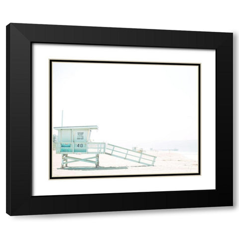 Hut Black Modern Wood Framed Art Print with Double Matting by Straatsma, Leah