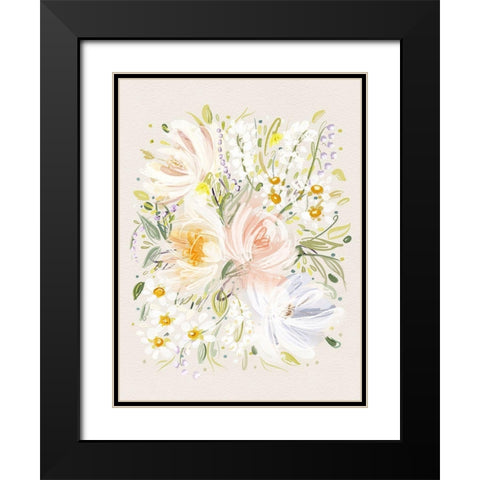 Beths Garden Black Modern Wood Framed Art Print with Double Matting by Straatsma, Leah