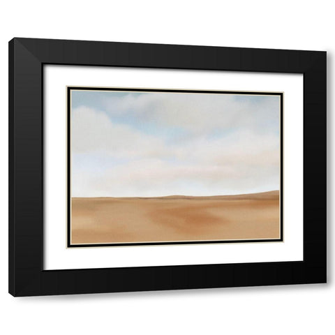 Wheat Fields Black Modern Wood Framed Art Print with Double Matting by Straatsma, Leah