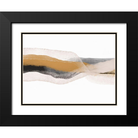 Where We Meet Black Modern Wood Framed Art Print with Double Matting by Straatsma, Leah