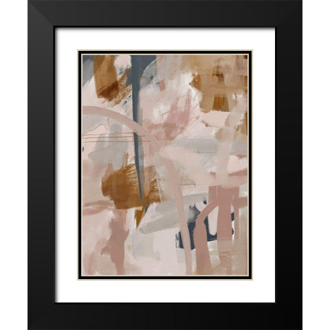 Norah Black Modern Wood Framed Art Print with Double Matting by Straatsma, Leah