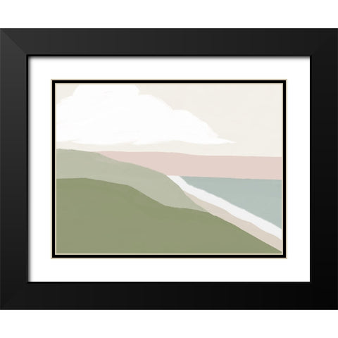 Sunset in Newport Black Modern Wood Framed Art Print with Double Matting by Straatsma, Leah