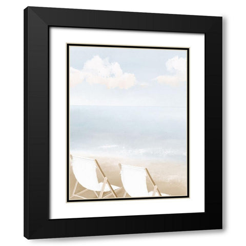 Enjoying The View Black Modern Wood Framed Art Print with Double Matting by Straatsma, Leah