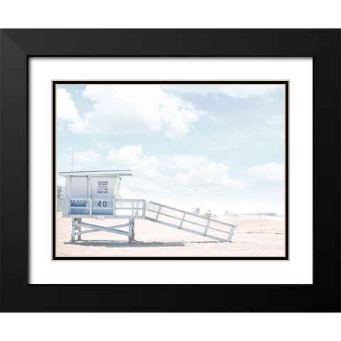 Hut Clouds Black Modern Wood Framed Art Print with Double Matting by Straatsma, Leah