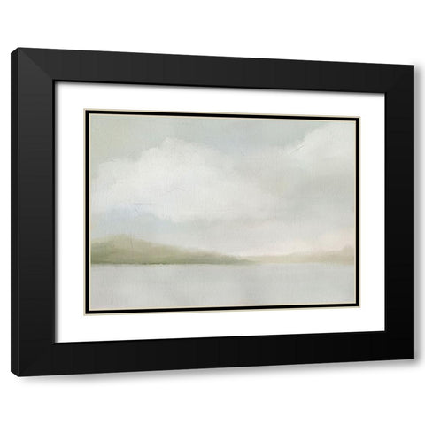 A Tranquil Morning Black Modern Wood Framed Art Print with Double Matting by Straatsma, Leah