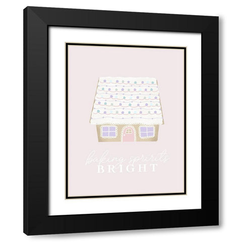 Baking Spirits Black Modern Wood Framed Art Print with Double Matting by Straatsma, Leah