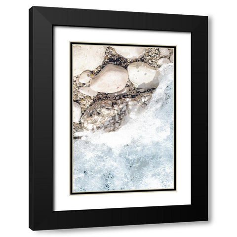 Rocky Shore 1 Black Modern Wood Framed Art Print with Double Matting by Straatsma, Leah