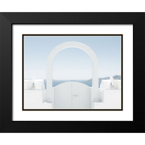 Ocean View 2 Black Modern Wood Framed Art Print with Double Matting by Straatsma, Leah