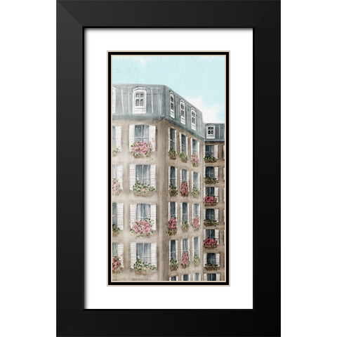 Sunlight In Paris Black Modern Wood Framed Art Print with Double Matting by Straatsma, Leah