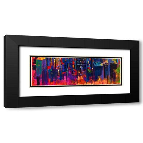 Power Bank 2 Black Modern Wood Framed Art Print with Double Matting by Holzner, Renate