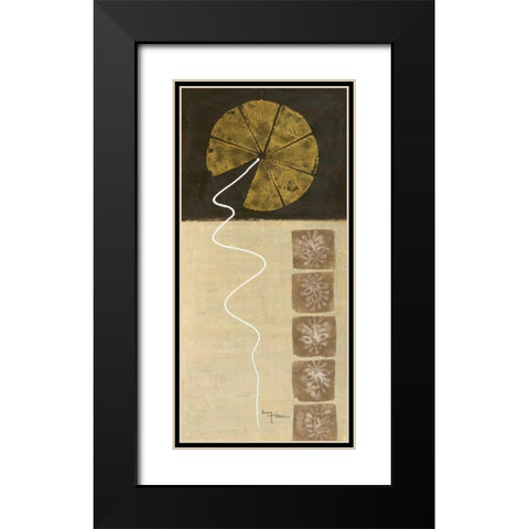 The Rising 2 Black Modern Wood Framed Art Print with Double Matting by Umang