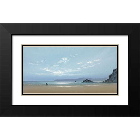 Ebb Tide 1 Black Modern Wood Framed Art Print with Double Matting by Lee, Spencer