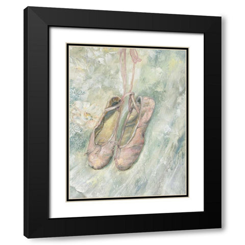 Ready To Dance 82566 Black Modern Wood Framed Art Print with Double Matting by May