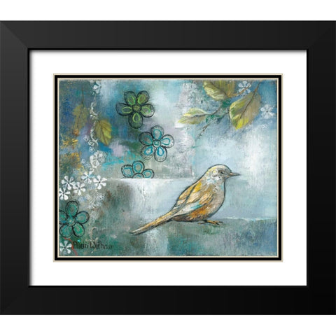 Fly Into Tomorrow 1 Black Modern Wood Framed Art Print with Double Matting by May