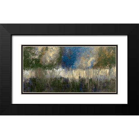 Natures Fantasy Black Modern Wood Framed Art Print with Double Matting by Unknown