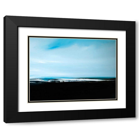 At Sea Black Modern Wood Framed Art Print with Double Matting by Timmington
