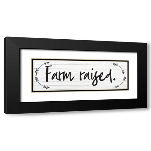 Farm Raised 3 Black Modern Wood Framed Art Print with Double Matting by Hogan, Melody