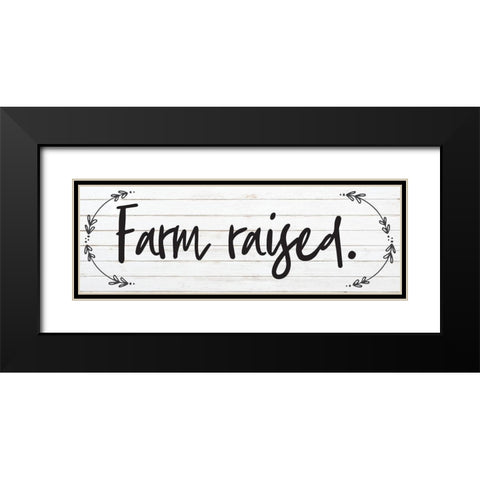 Farm Raised 3 Black Modern Wood Framed Art Print with Double Matting by Hogan, Melody
