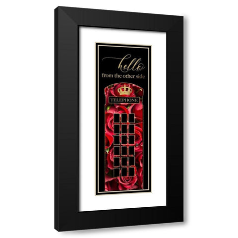 London Glam 6 Black Modern Wood Framed Art Print with Double Matting by Hogan, Melody