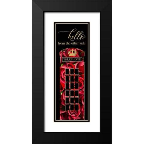 London Glam 6 Black Modern Wood Framed Art Print with Double Matting by Hogan, Melody