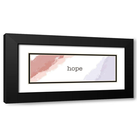 Desert Hope Black Modern Wood Framed Art Print with Double Matting by Hogan, Melody
