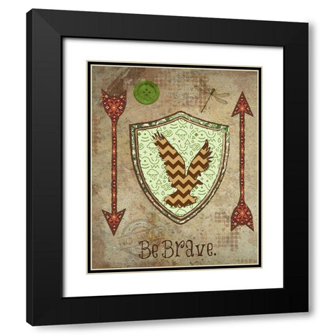 Vintage Boys 1 Black Modern Wood Framed Art Print with Double Matting by Hogan, Melody