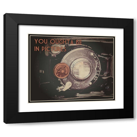 Be In Pictures Cinema Pair 2 Black Modern Wood Framed Art Print with Double Matting by Hogan, Melody