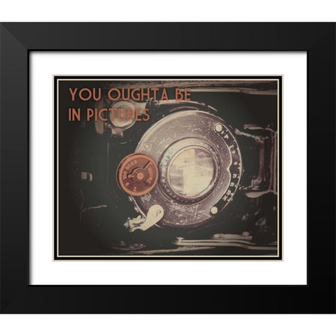 Be In Pictures Cinema Pair 2 Black Modern Wood Framed Art Print with Double Matting by Hogan, Melody