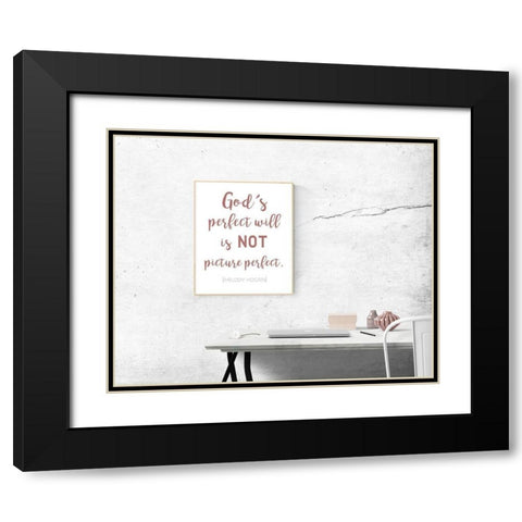 Picture Perfect Black Modern Wood Framed Art Print with Double Matting by Hogan, Melody