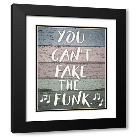 Spring Funk 1 Black Modern Wood Framed Art Print with Double Matting by Hogan, Melody