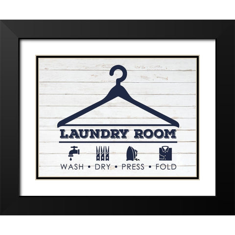 Laundry Expectations 1 Black Modern Wood Framed Art Print with Double Matting by Hogan, Melody