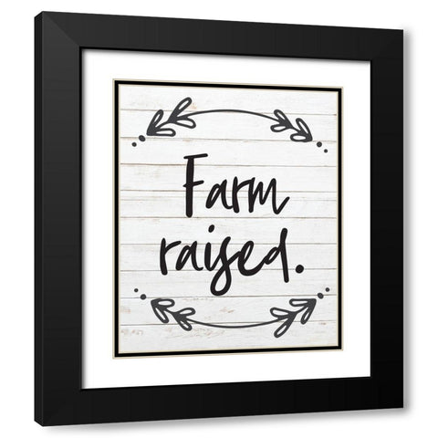 Farm Raised 5 Black Modern Wood Framed Art Print with Double Matting by Hogan, Melody