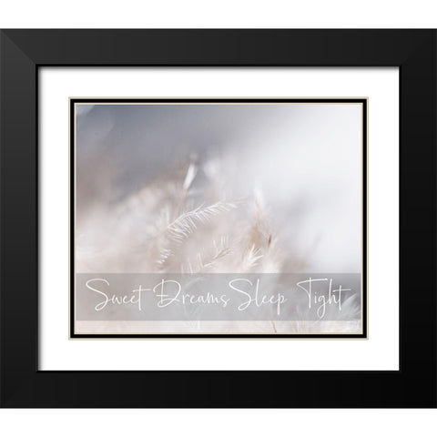 Baby Floral 7 Black Modern Wood Framed Art Print with Double Matting by Hogan, Melody